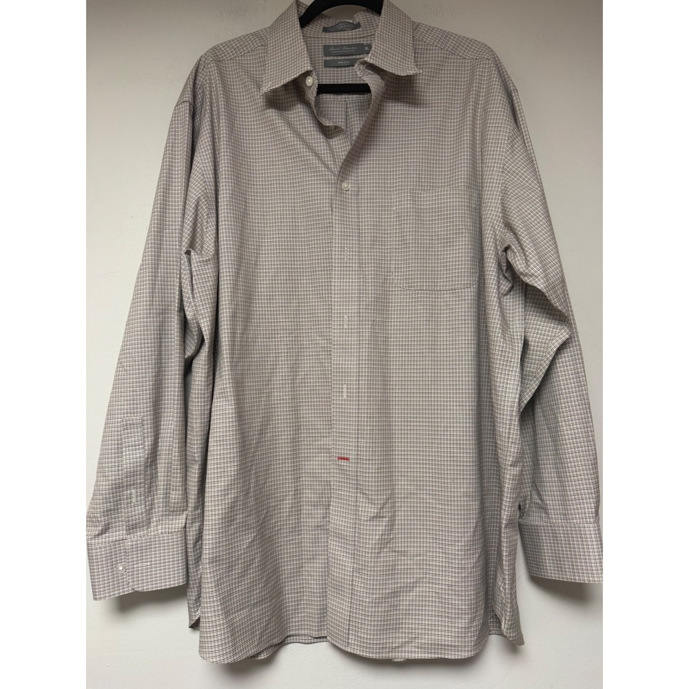 Daniel Cremieux Signature Collection Mens XL Non Iron Plaid‎ Button Down Shirt